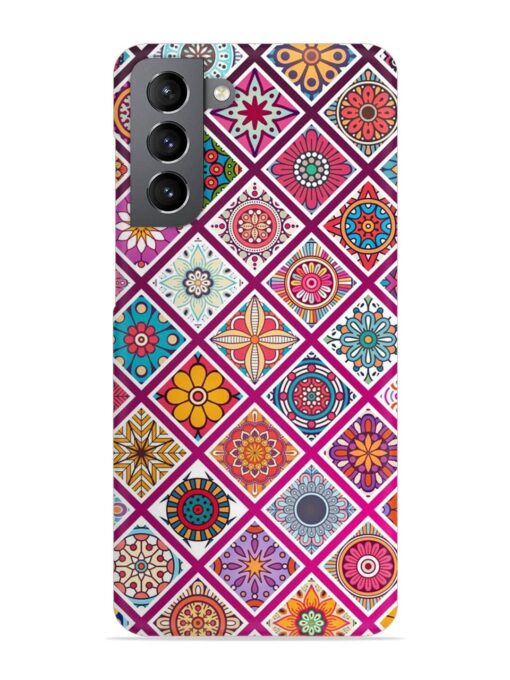 Seamless Tile Pattern Snap Case for Samsung Galaxy S21 (5G) Zapvi