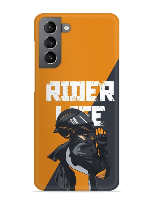 Rider Life Snap Case for Samsung Galaxy S21 (5G) Zapvi