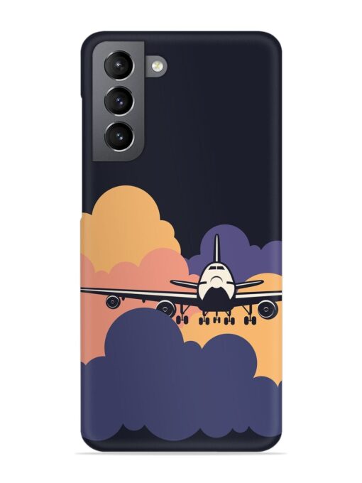 Aeroplane vector Snap Case for Samsung Galaxy S21 (5G) Zapvi