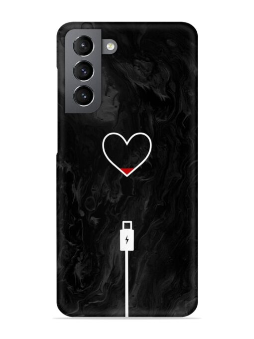 Heart Charging Vector Snap Case for Samsung Galaxy S21 (5G) Zapvi