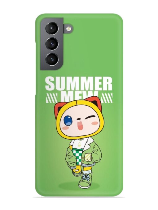 Summer Mew Snap Case for Samsung Galaxy S21 (5G) Zapvi