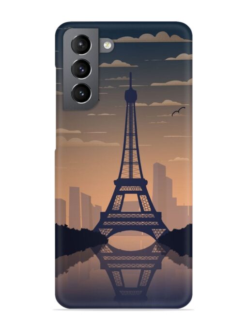 France Paris Eiffel Tower Gradient Snap Case for Samsung Galaxy S21 Fe (5G) Zapvi