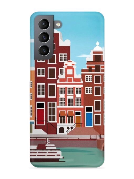 Scenery Architecture Amsterdam Landscape Snap Case for Samsung Galaxy S21 Fe (5G) Zapvi