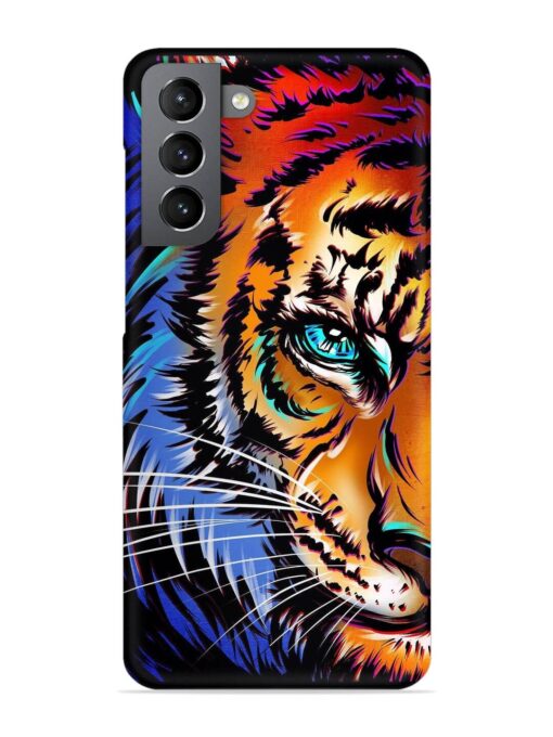 Colorful Lion Art Snap Case for Samsung Galaxy S21 Fe (5G) Zapvi