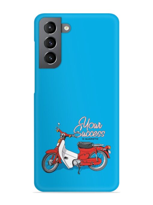 Motorcycles Image Vector Snap Case for Samsung Galaxy S21 Fe (5G) Zapvi