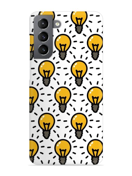 Light Bulb Seamless Snap Case for Samsung Galaxy S21 Fe (5G) Zapvi