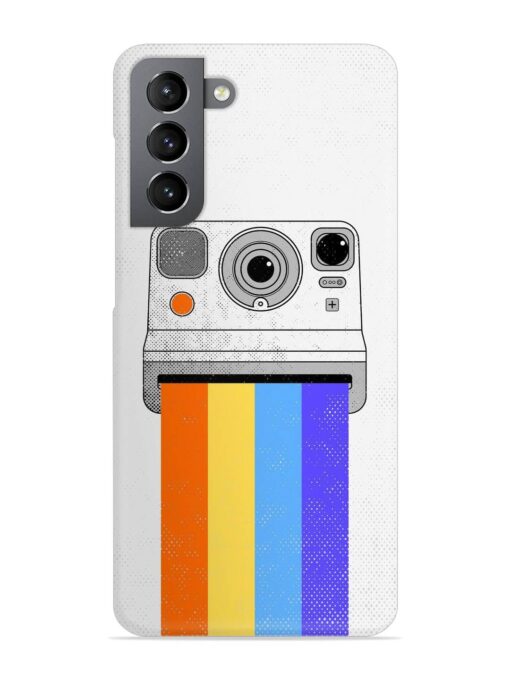 Retro Camera Art Snap Case for Samsung Galaxy S21 Fe (5G)