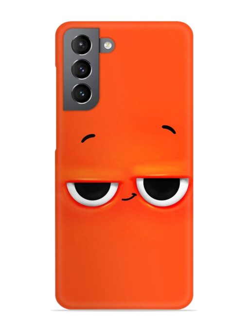 Smiley Face Snap Case for Samsung Galaxy S21 Plus Zapvi