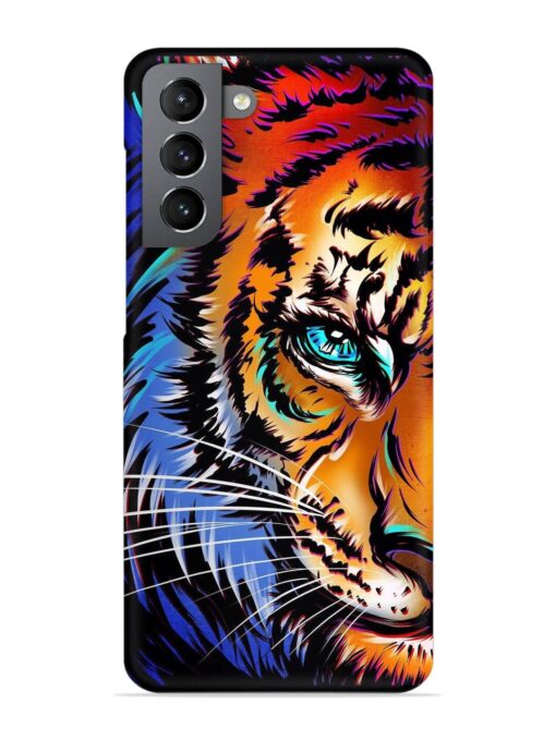 Colorful Lion Art Snap Case for Samsung Galaxy S21 Plus Zapvi