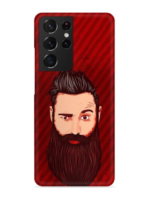 Beardo Man Snap Case for Samsung Galaxy S21 Ultra Zapvi