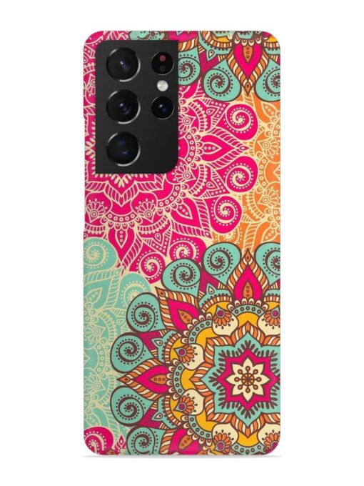 Mandala Seamless Snap Case for Samsung Galaxy S21 Ultra Zapvi