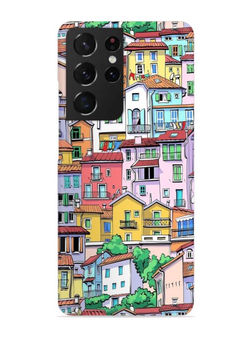 Europe Old Town Snap Case for Samsung Galaxy S21 Ultra Zapvi