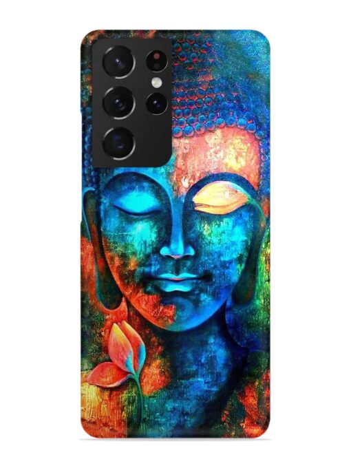 Buddha Painting Snap Case for Samsung Galaxy S21 Ultra Zapvi