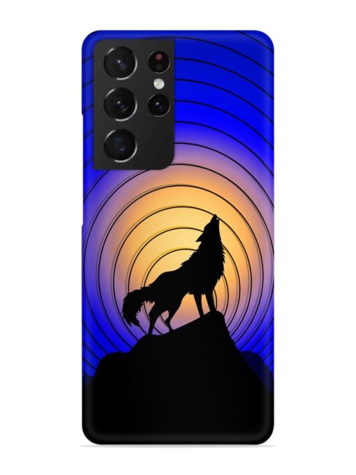 Fox Roaring Design Snap Case for Samsung Galaxy S21 Ultra Zapvi