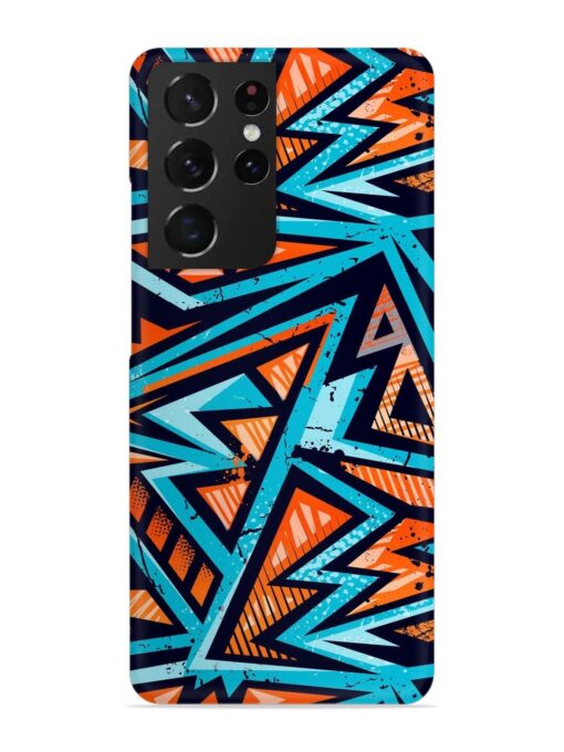 Abstract Seamless Grunge Snap Case for Samsung Galaxy S21 Ultra Zapvi