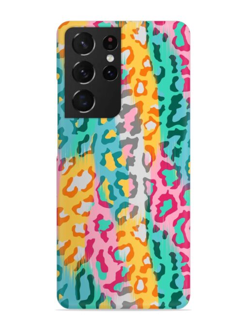 Seamless Vector Colorful Snap Case for Samsung Galaxy S21 Ultra Zapvi