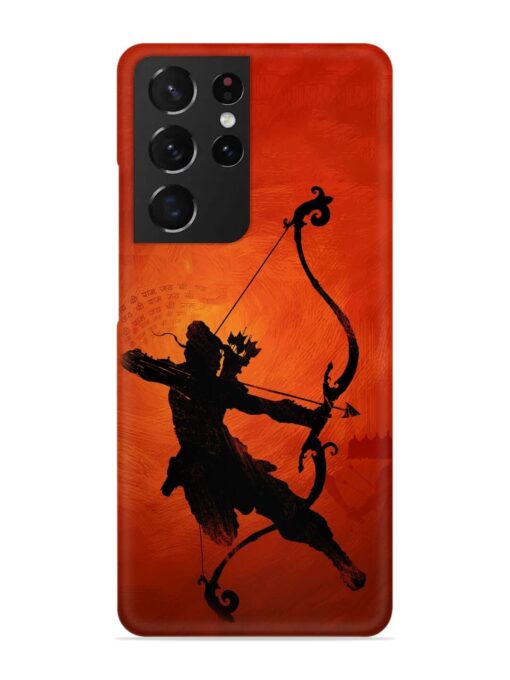 Illustration Lord Rama Snap Case for Samsung Galaxy S21 Ultra Zapvi