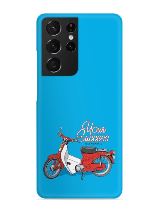 Motorcycles Image Vector Snap Case for Samsung Galaxy S21 Ultra Zapvi