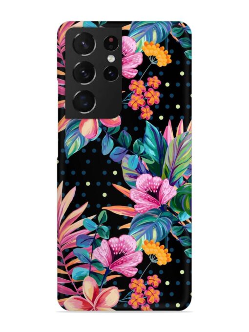 Seamless Floral Pattern Snap Case for Samsung Galaxy S21 Ultra Zapvi