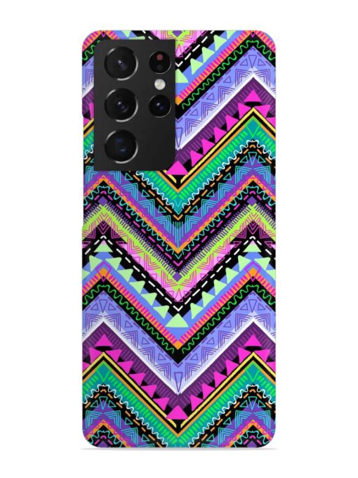 Tribal Aztec Print Snap Case for Samsung Galaxy S21 Ultra Zapvi