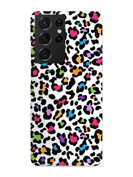 Seamless Leopard Pattern Snap Case for Samsung Galaxy S21 Ultra Zapvi