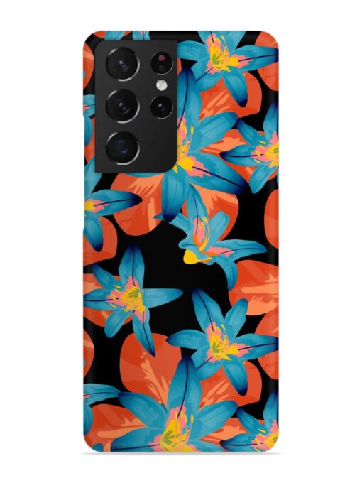 Philippine Flowers Seamless Snap Case for Samsung Galaxy S21 Ultra Zapvi