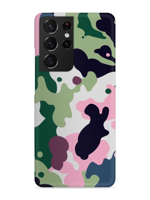 Seamless Funky Camouflage Snap Case for Samsung Galaxy S21 Ultra Zapvi