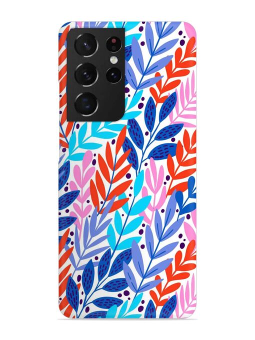 Bright Floral Tropical Snap Case for Samsung Galaxy S21 Ultra Zapvi