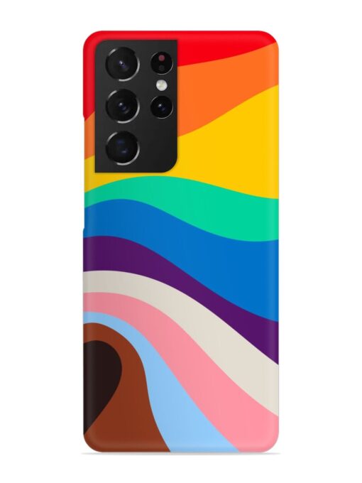 Minimal Pride Art Snap Case for Samsung Galaxy S21 Ultra Zapvi