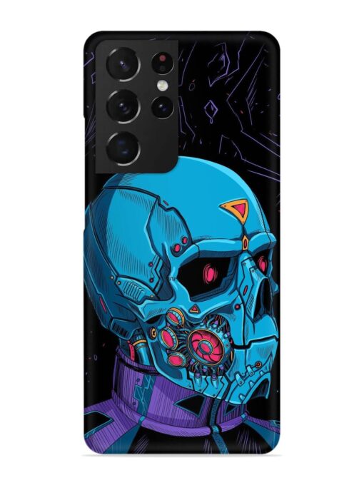 Skull Robo Vector Snap Case for Samsung Galaxy S21 Ultra Zapvi