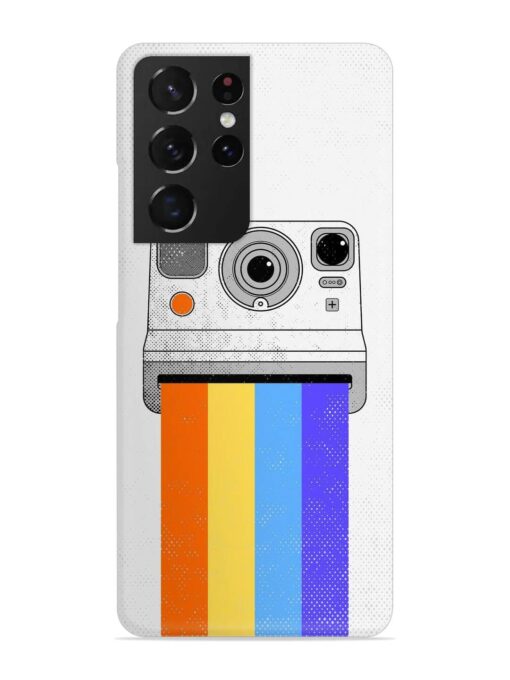 Retro Camera Art Snap Case for Samsung Galaxy S21 Ultra Zapvi