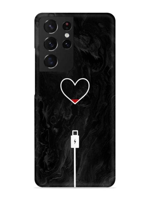 Heart Charging Vector Snap Case for Samsung Galaxy S21 Ultra Zapvi