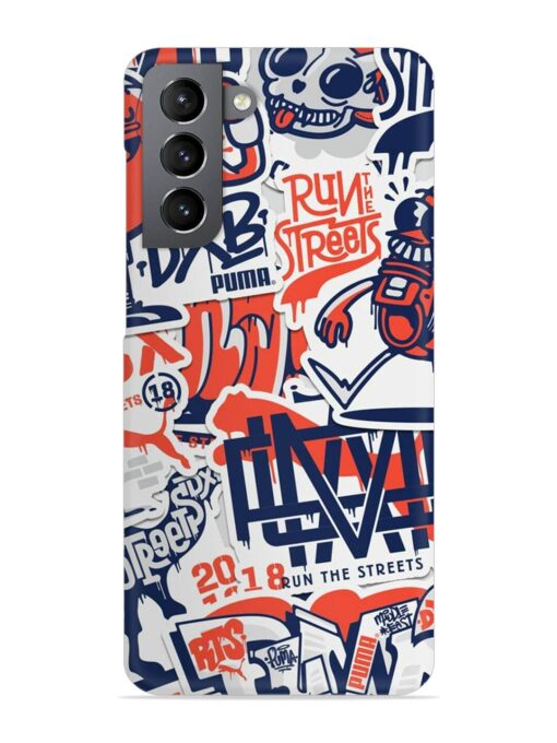 Run The Street Snap Case for Samsung Galaxy S22 (5G) Zapvi