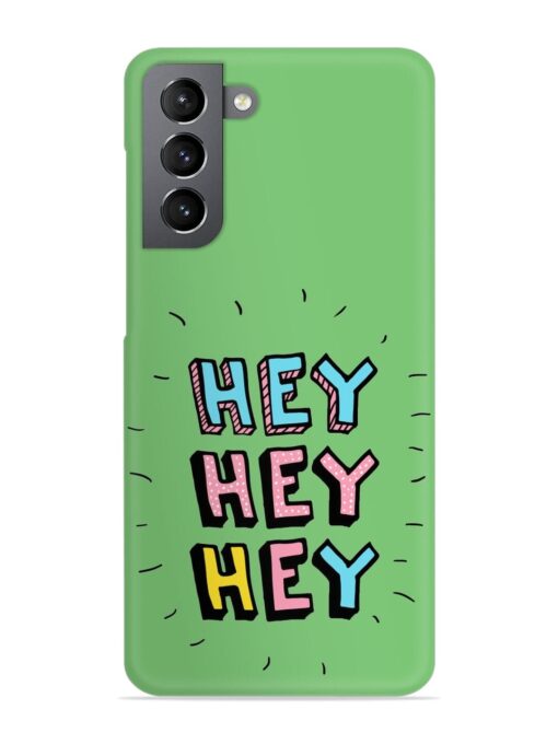 Hey Vector Cartoon Snap Case for Samsung Galaxy S22 (5G)