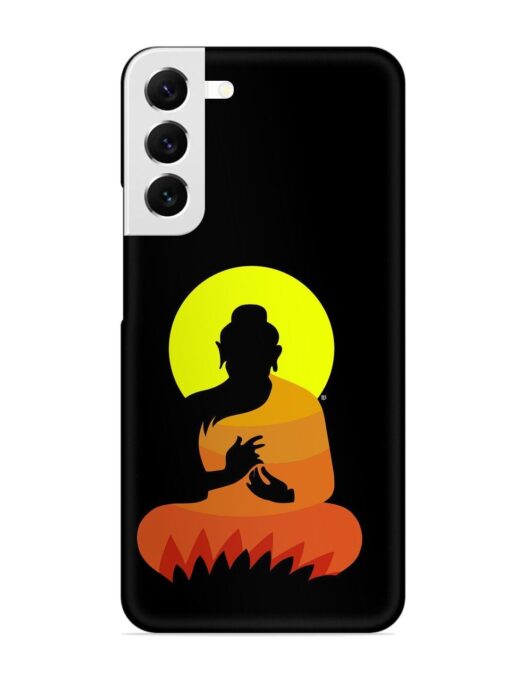 Buddha Art Black Snap Case for Samsung Galaxy S22 Plus Zapvi