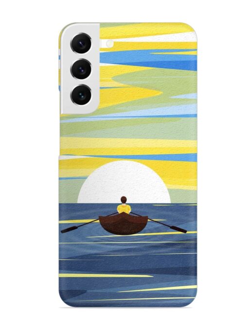 Rowing Person Ferry Paddle Snap Case for Samsung Galaxy S22 Plus Zapvi