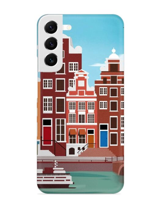 Scenery Architecture Amsterdam Landscape Snap Case for Samsung Galaxy S22 Plus Zapvi