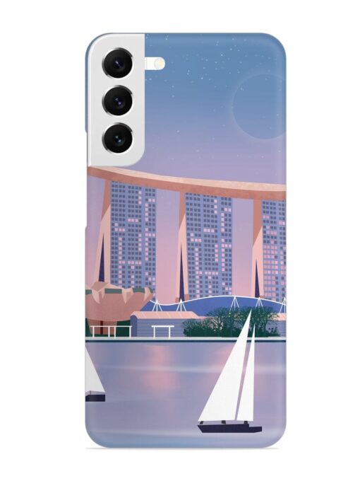 Singapore Scenery Architecture Snap Case for Samsung Galaxy S22 Plus Zapvi