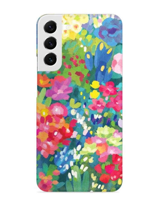 Watercolor Flower Art Snap Case for Samsung Galaxy S22 Plus Zapvi