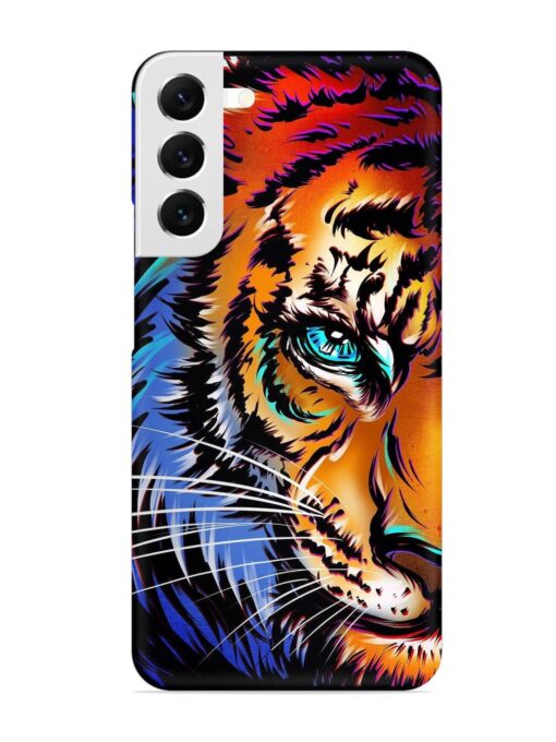 Colorful Lion Art Snap Case for Samsung Galaxy S22 Plus Zapvi