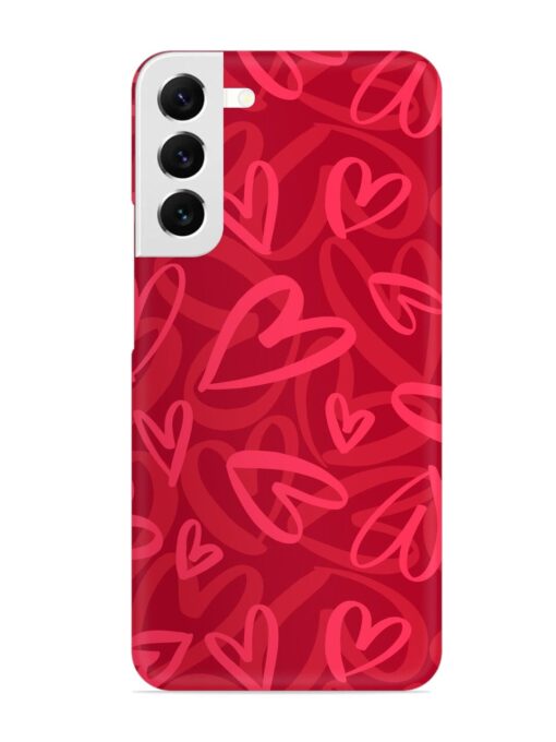 Seamless Romantic Pattern Snap Case for Samsung Galaxy S22 Plus Zapvi