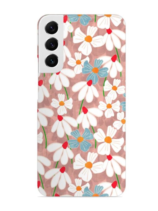 Abstract Petal Flowers Snap Case for Samsung Galaxy S22 Plus Zapvi