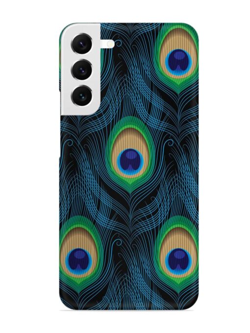 Seamless Pattern Peacock Snap Case for Samsung Galaxy S22 Plus Zapvi