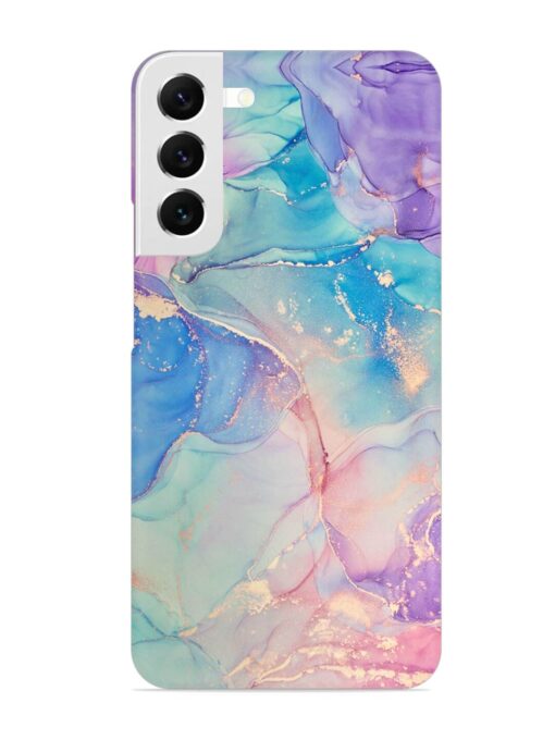 Alcohol Ink Colors Snap Case for Samsung Galaxy S22 Plus Zapvi