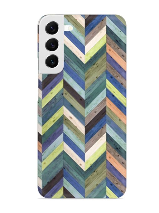 Chevron Random Color Snap Case for Samsung Galaxy S22 Plus Zapvi