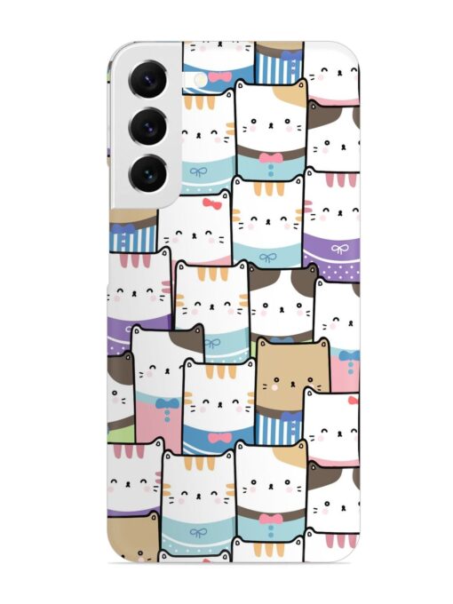 Cute Adorable Cat Snap Case for Samsung Galaxy S22 Plus Zapvi