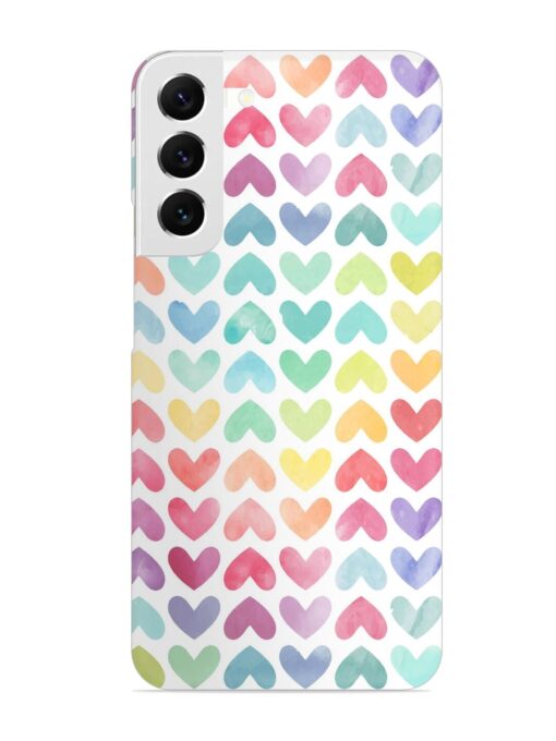 Seamless Colorful Watercolor Snap Case for Samsung Galaxy S22 Plus Zapvi