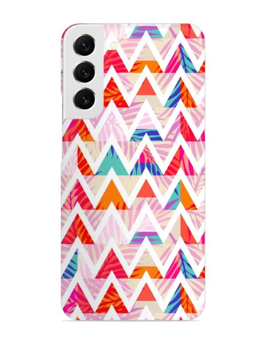 Abstract Triangle Background Snap Case for Samsung Galaxy S22 Plus Zapvi