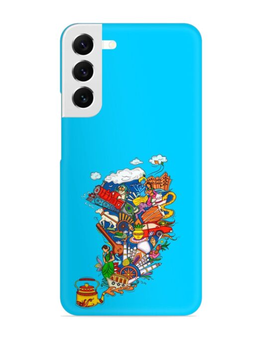 Vector Design Indian Snap Case for Samsung Galaxy S22 Plus Zapvi