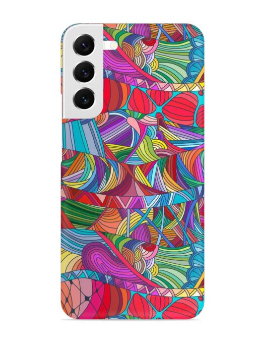 Seamless Patterns Hand Drawn Snap Case for Samsung Galaxy S22 Plus Zapvi